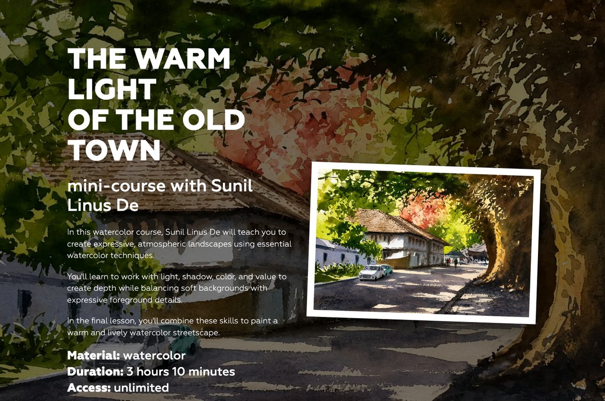 The Warm Light of the Old Town mini-course