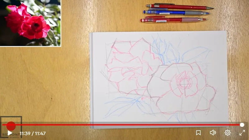 Drawing Fundamentals of Irregular Shaped Flowers
