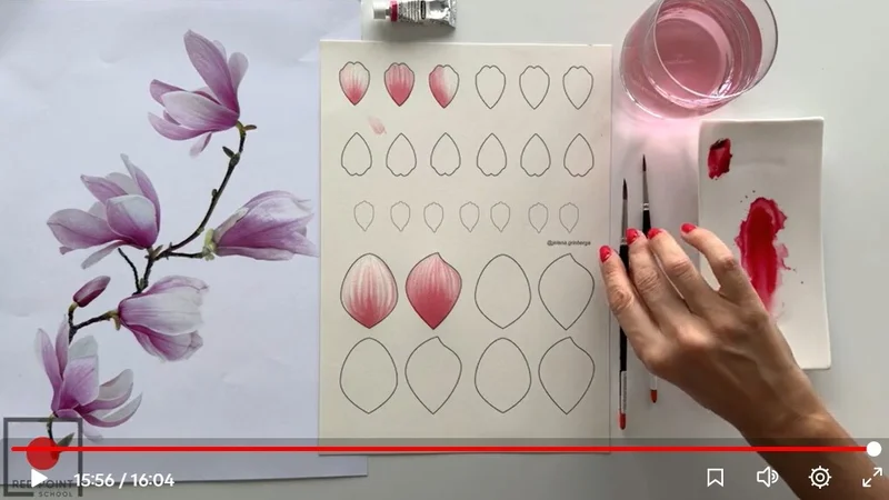 Watercolor Washes, Gradients, and Brush