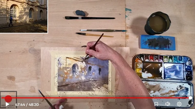 Painting Luminous Tree Shadows